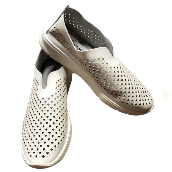 Spring Step Sneakers Tennis Shoe Leather Cut Out Lightweight Slip On‎ White 36 6 - Picture 15 of 15